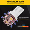 Picture of PHINLION 194 LED Light Bulb 6000K White Super Bright 168 175 2825 W5W T10 Wedge 6-SMD 3030 Chipsets LED Replacement Bulbs for Car Interior Dome Map Readling Door Courtesy License Plate Lights