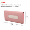 Picture of Tissue Dispenser for Car, Visor Tissue Holder, Car Mask Holder, Car Napkin Holder, Tissue Holder for Car Visor with One Tissue Refill, Autos Pink