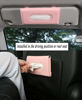 Picture of Tissue Dispenser for Car, Visor Tissue Holder, Car Mask Holder, Car Napkin Holder, Tissue Holder for Car Visor with One Tissue Refill, Autos Pink