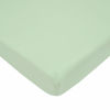 Picture of American Baby Company Fitted Mini Crib Sheet 24" x 38", Soft Breathable Neutral 100% Cotton Jersey Portable Sheet, Green, for Boys and Girls, Fits Most Pack N Play and Mini Crib Mattresses