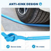 Picture of Kohree 50FT RV Water Hose with Storage Bag, 5/8'' Drinking Water Hose, No Odor, Leak Free, Heavy Duty, No Kink and Flexible Garden Hose 50 ft, Ideal RV Accessories for RV, Camper, Garden - Blue