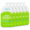 Picture of WeeSprout Double Zipper Reusable Food Pouches (Green, 7 Fl Oz)