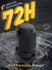 Picture of MIKKUPPA M12x1.5 ATV Lug Nuts - 16pcs 12x1.5 Aftermarket Lug Nuts Black with 19mm Hex, Compatible with Polaris Ranger XP RZR 900 1000 General 1000 Pioneer 500 700 1000