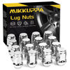 Picture of MIKKUPPA M12x1.5 ATV Lug Nuts - 16pcs 12x1.5 Aftermarket Lug Nuts Chrome with 19mm Hex, Compatible with Polaris Ranger XP RZR 900 1000 General 1000 Pioneer 500 700 1000