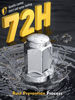Picture of MIKKUPPA M12x1.5 ATV Lug Nuts - 16pcs 12x1.5 Aftermarket Lug Nuts Chrome with 19mm Hex, Compatible with Polaris Ranger XP RZR 900 1000 General 1000 Pioneer 500 700 1000