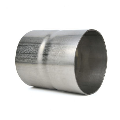Picture of Elifecenter Universal ID 3" Exhaust Coupler Stainless Steel Exhaust Adapter(3" ID to 3" ID), Adapter Whole Length 3.6 Inch