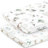 Picture of Stretchy Ultra Soft Jersey Knit Fitted Pack n Play Sheets Set 2 Pack, Portable/Mini Crib Sheets for Boys and Girls, Stylish Playard Sheets Fitted Safe and Snug, African Savannah Animals Pattern