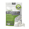 Picture of Unique RV Digest-It+, Extra-Strength Black Tank Treatment for RVs - Drop-In Pod RV Toilet Treatment, Eliminates Odor, Liquefies Waste, Prevents Sensor Misreading, CA Compliant (16 Pods)