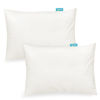 Picture of Biloban Organic Cotton Toddler Pillowcase 2 Pack, (Pillowcase Only) Kids Pillowcase for Sleeping Fit Pillow Sized 13"x 18" or 14"x19", Envelope Travel Pillowcase for Girl Boy, Cream