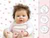Picture of 100% Organic Cotton 2 Pk Bedside Sleeper Bassinet Fitted Mattress Sheets for Mika Micky, Baby Delight, Ronbei, Chicco, KoolerThings, Cloud Baby, AMKE, Angelbliss, Maxi-COSI, Arm's Reach, Plus. Girl