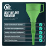 Picture of TEC Products FlexAll Funnel - Long Flexible Funnel with Hose for Automotive Use - Nitrile Rubber Funnel with Handle for Oil Change and Transmission Fluid - Gas, Diesel, Oil Funnel for Cars