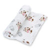 Picture of LollyBanks Swaddle Blanket | 100% Muslin Cotton | Gender Neutral Newborn and Baby Nursery Essentials for Girls and Boys, Registry | Farm 3 Pack