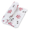 Picture of LollyBanks Swaddle Blanket | 100% Muslin Cotton | Gender Neutral Newborn and Baby Nursery Essentials for Girls and Boys, Registry | Farm 3 Pack