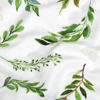 Picture of BORITAR Floral Leaf Baby Blanket for Boys Girls Super Soft Double Layer Minky with Dotted Backing for Nursery Stroller Crib Bed Newborns Spring Summer Fresh Design 30 x 40 Inch(75x100cm)