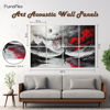 Picture of FurnoFlexArt Acoustic Panels Tiles Decorative Room Sound Proof Foam Absorbing Panels Noise Dampening Canceling Reducing Blocker for Walls (Scarlet Tree, 48 * 32 in)