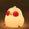 Picture of Cute Duck Lamp,Fun Lying Flat Duck/Chicken/Pig/Rabbit/Panda Night Light,LED Squishy Animal Novelty Lamp,Toddler Baby Night Light Christmas gifts for Kids,Nursery Touch Kawaii Lamp Room/House Décor