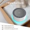 Picture of Kipcush Tibetan Meditation Bowl Sound Machine - 7 Different Sized Singing Bowls Sounds for Yoga, Meditation, Mindfulness, Chakra Healing, Sound Therapy and Stress Relief, Timer, Plug in