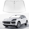 Picture of Proadsy 2024 Upgrade Windshield Sun Shade Custom Fit 2019-2023 2024 Porsche Cayenne Foldable Front Sunshade Protector Sun Visor Blocks UV Rays Keep Car Cooler