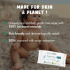 Picture of Eco by Naty Flushable Baby Wipes - Compostable and Plant-Based Wipes, Chemical-Free and Hypoallergenic Baby Wipes Safe for Baby Sensitive Skin, 56 Wipes Per Pack (12 Pk)