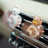 Picture of Car Air Fresheners Pilot Rabbit Cute Car Diffuser Rotating Propeller Cartoon Automotive Air Outlet Fan Creative Car Perfume Decoration Automotive Air Fresheners for Cars (Pilot Rabbit)