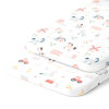 Picture of Joey + Joan Bassinet Fitted Sheets 19" x 32" for Cowiewie Bedside Sleeper Bassinet Mattress Pad - Snuggly Soft 100% Jersey Cotton - Farm Animals - 2 Pack