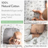 Picture of Bedside Sleeper Bassinet Sheets for 20x35 Inch Large Mattress Pad - Snuggly Soft 100% Jersey Cotton Fitted Baby Sheets - 2 Pack