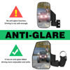 Picture of SHEJISI UTV Side Mirrors,You No Longer Need to Adjust by Hand,Innovative Automatic Reset Function,for 1.5"-2.0" Roll Cage,Compatible with Polaris RZR,Can Am Maverick,Honda Pioneer SXS,Kawasaki Mule