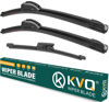 Picture of KVQ Windshield Wiper Blades Replacement for Hyundai Veloster 2012 2013 2014 2015 2016 2017 Original Factory Quality Front Rear Wiper Blade Set - 26" 18" 8" (Set of 3)