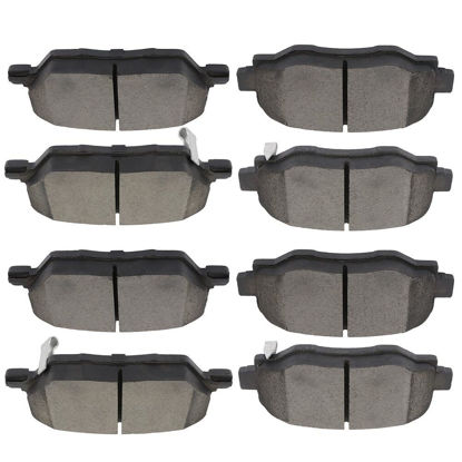 Picture of SCITOO D1811 D1809 Front Rear Ceramic Brake Pads Sets Fit For Fiat 500X 2016-2018,For Jeep Compass 2016-2020,For Jeep Renegade 2015-2019