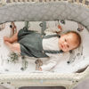 Picture of GRSSDER Stretchy Ultra Soft Fitted Bassinet Sheet Set 2 Pack, Universal Fitted for Bassinets Baby Cradle Moses Basket Oval Rectangle Mattress Safe and Snug, Neutral Pattern of Cars Print