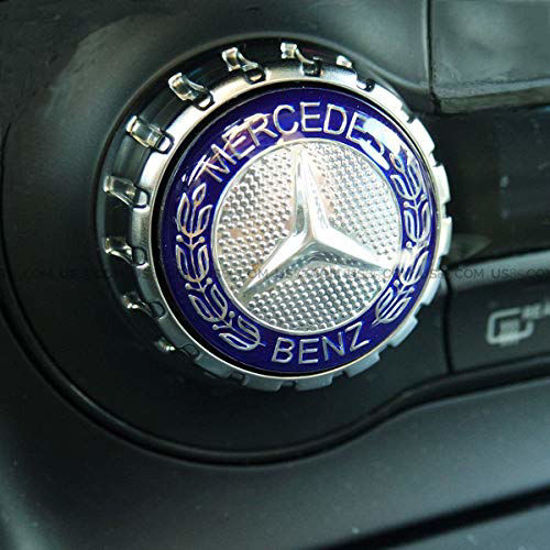 MUY AMG Multimedia Control Button Emblem For Mercedes Benz – Affalterbach Silver 29mm