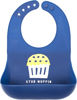 Picture of Bella Tunno Wonder Bib - Waterproof Silicone Bibs for Boys & Girls, Non-toxic & BPA Free Silicone Baby Bibs & Toddler Bibs with Adjustable Neck, Easy to Clean (Stud Muffin)