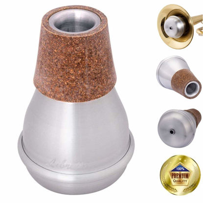 Picture of Libretto Trumpet Mute Silencer, AC011-7, Practice Mute, All Aluminum, Excellent for Practice Purpose