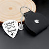 Picture of JCHCAMRY I Couldn't Pick A Better Friend,Stainless Steel Engraving Guitar Pick accessories Gift for Friend Brother Musician Guitar Player Birthday Christmas Thanksgiving Graduation Adult Gifts(Friend)