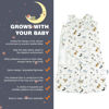 Picture of Ftikvo Swaddle-Blanket Baby Girl & Boy Swaddles Newborn Infant Transition 100% Cotton Wrap Blankets, 3-Way Adjustable Wearable Blanket, TOG 1.0 (Dinosaur, 3-6 Month)