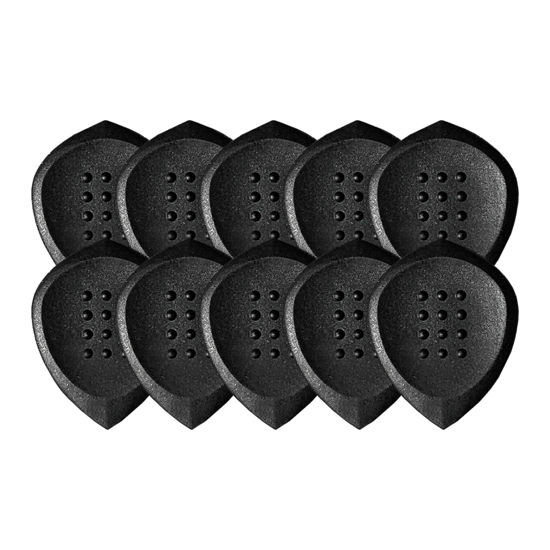 Picture of Acoustik Attak STEALTH Structured Guitar Pick - Small Beveled Guitar Picks, Unique Tone (10 Pack, Black)