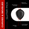 Picture of Acoustik Attak STEALTH Structured Guitar Pick - Small Beveled Guitar Picks, Unique Tone (10 Pack, Black)