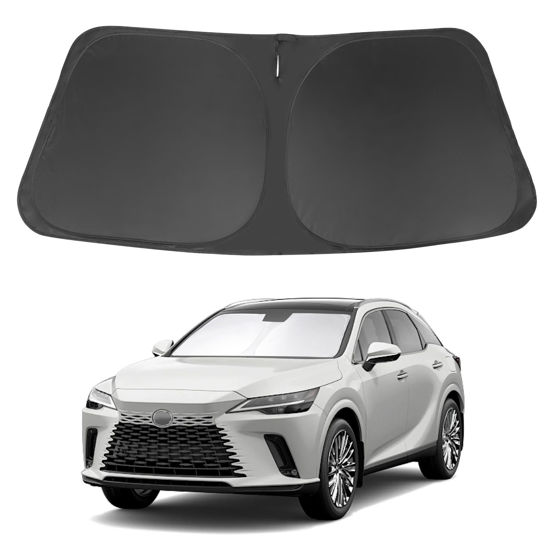 Picture of Windshield Sun Shade Front Window Sunshade Sun Blocker Fit for 2023 2024 Lexus RX Accessories Keep Car Interior Cool