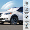 Picture of Windshield Sun Shade Custom Fit 2018 2019 2020 2021 2022 2023 2024 Nissan Kicks S SV SR Crossover Accessories Front Sunshade Sun Visor Protector Keeps Cool
