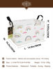 Picture of HUNRUNG Rectangle Storage Basket Cute Canvas Organizer Bin for Pet/Children Toys, Books, Clothes Perfect for Rooms/Playroom(Rec-Rainbow)