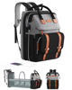 Picture of ISMGN Diaper Bag Backpack with Changing Station, Large Diaper Bag, Baby Bag, Multifunctional Diaper Bag, GreyBlack