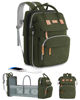 Picture of ISMGN Diaper Bag Backpack with Changing Station, Large Diaper Bag, Baby Bag, Multifunctional Diaper Bag, ArmyGreen