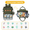 Picture of ISMGN Diaper Bag Backpack with Changing Station, Large Diaper Bag, Baby Bag, Multifunctional Diaper Bag, ArmyGreen
