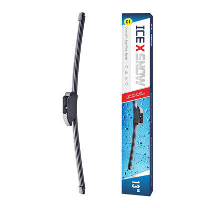 Picture of 13" Rear Windshield Wiper Blade Replacement for Hyundai Elantra 2020-2013 /Kia Forte 2018-2014 /Alfa Romeo Stelvio 2022-2018 /Jaguar E-Pace 2020-2018 Back Windshield Wiper for Your Car-A310H