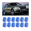 Picture of 12PCS Fluorescent Car Tire Valve Stem Caps, Luminous Wheel Valve Tire Air Cover, Illuminated Dustproof Corrosion Resistant, Auto Accessories Fit for Motorcycles, SUV, Trucks, Bicycles (Blue/12PCS)