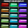 Picture of NDRUSH RGB LED Interior Door Panel Courtesy Light Door Light Assembly Compatible with Silverado/Sierra C/K 1500 2500 3500 Pickup Suburban Tahoe Avalanche Yukon Cadillac Escalade