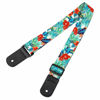 Picture of Dulphee Ukulele Strap Hawaiian Style Adjustable Uke Shoulder Strap for Soprano Concert Tenor Baritone Ukulele, Mandolin and Banjo(Flower)