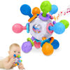 Picture of Baby Teething Toys for 0-6 6-12 Months Ages 0-2, Tummy Time Montessori Toys for Babies 0 3 6 9 12 18 Months, Newborn Infant Rattles Chew Sensory Toys, Baby Shower Gifts for Boys Girls