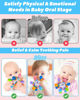 Picture of Baby Teething Toys for 0-6 6-12 Months Ages 0-2, Tummy Time Montessori Toys for Babies 0 3 6 9 12 18 Months, Newborn Infant Rattles Chew Sensory Toys, Baby Shower Gifts for Boys Girls