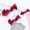 Picture of Maroon and White Bows for Girls,6PCS Hand-made Grosgrain Ribbon Hair Bows Alligator Clips Hair Accessories for Little Teen Toddler Girls Kids (Maroon/White)